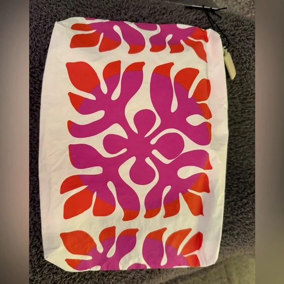 ALOHA Collection Splash-Proof Mini Appliqué Small Pouch in Zest - Picture 5 of 9